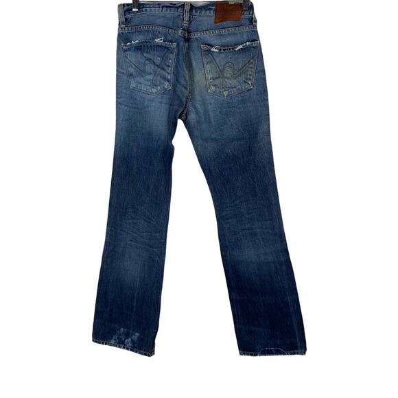 Citizens of Humanity COH Jagger Distressed Patch Jeans Size 30 x 34 - Picture 8 of 13